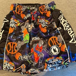 Streetwear Kids Graphic Basketball Shorts